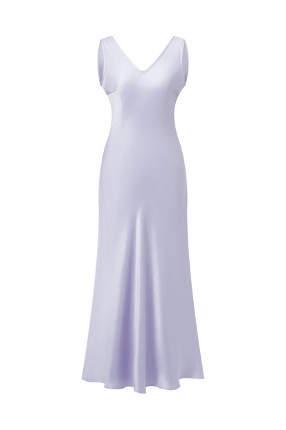 V-neck slim fit dress