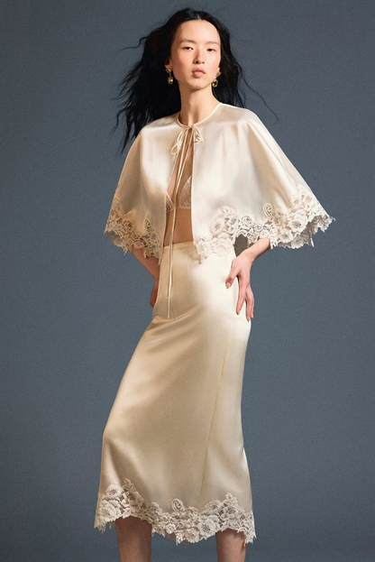 Veliora Silk Skirt